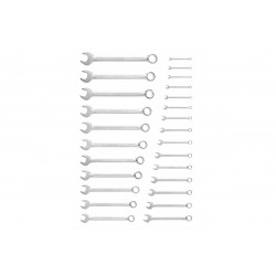 Набір комбінованих ключів 6-32 мм сталь CrV Hogert (HT1W496-1)