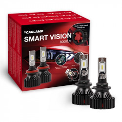 Світлодіодні лампи HВ4 для авто Carlamp Smart Vision Led автолампи 8000 Lm 6500 K (SM9006)