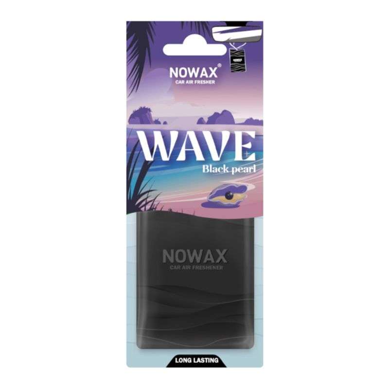 Ароматизатор повітря пластиковий ТМ Nowax серія "Wave" - Black Pearl (NX07782)