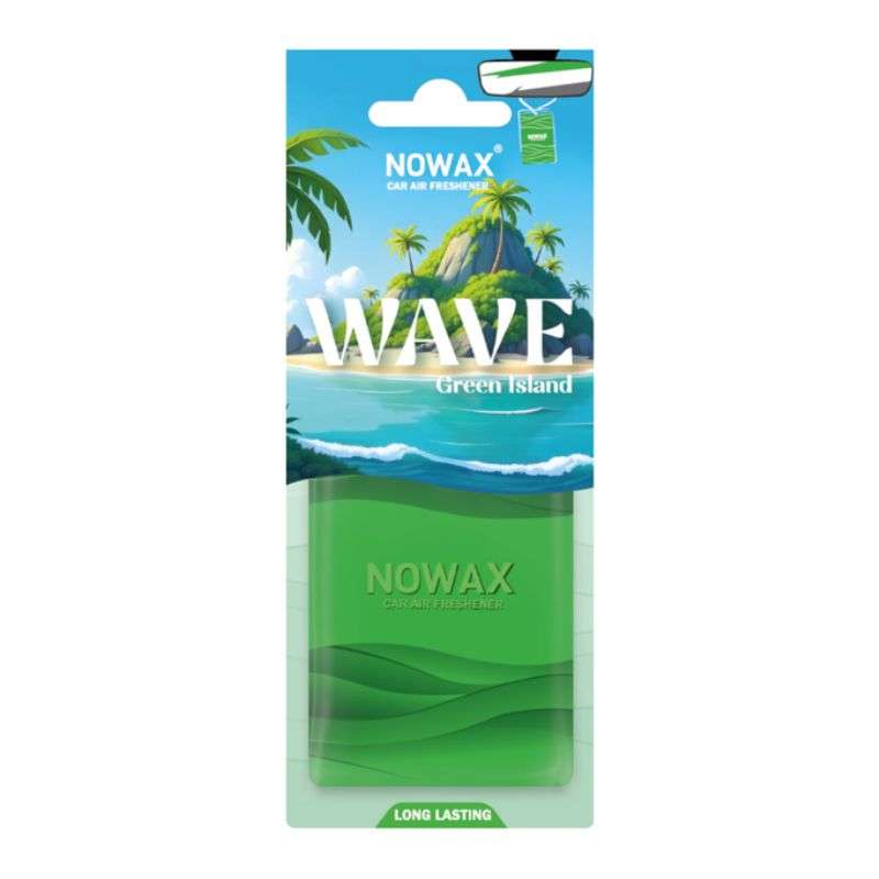 Ароматизатор повітря пластиковий ТМ Nowax серія "Wave" - Green Island (NX07777)