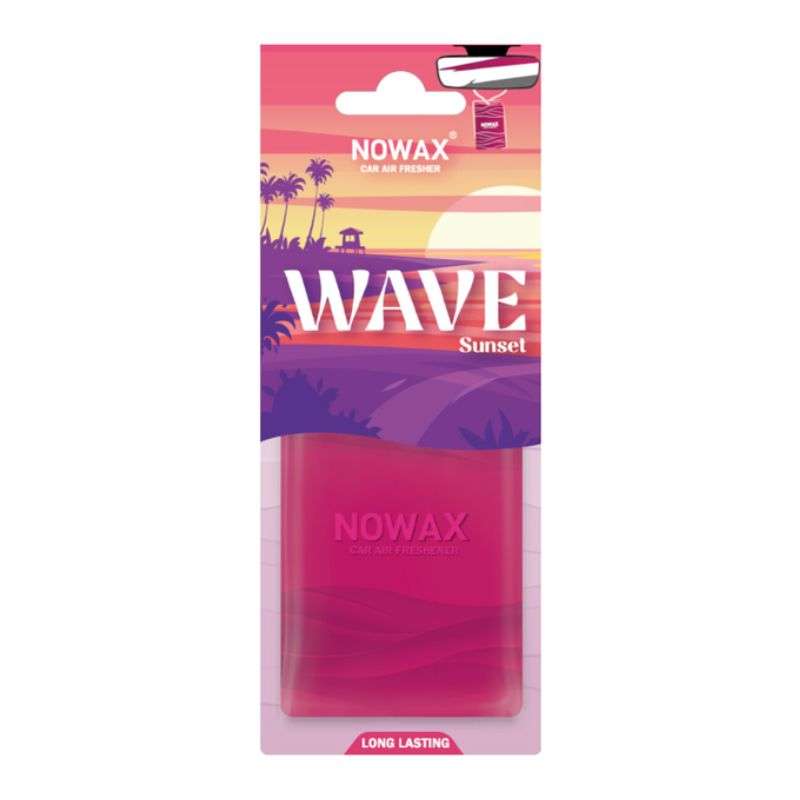 Ароматизатор повітря пластиковий ТМ Nowax серія "Wave" - Sunset (NX07781)