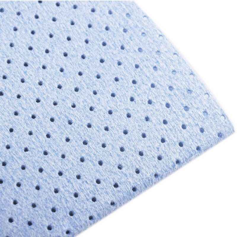 Ганчірка вологопоглинаюча професійна з мікрофібри 40x40 NOWAX перфорована синя (NX62442)