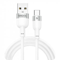 Кабель BREVIA USB to Type-C 1.2m, white, box (250шт.) (52120WUCC1)