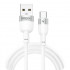Кабель BREVIA USB to Type-C 1.2m, white, box (250шт.) (52120WUCC1)