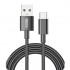 Кабель BREVIA USB to Type-C 1m, black, box (250шт.) (55100BUCC1)