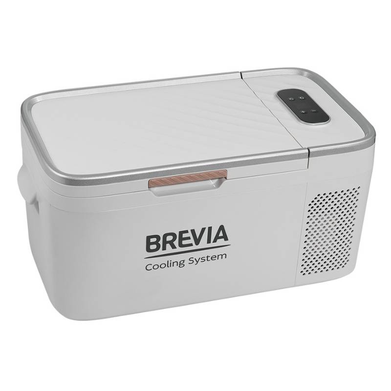 Портативный холодильник 16л BREVIA автохолодильник компрессорный 12/24В 220В (23160)