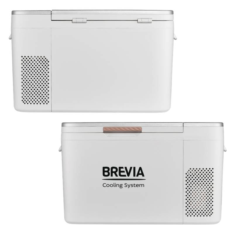 Портативный холодильник 22л BREVIA автохолодильник компрессорный 12/24В 220В (24240)