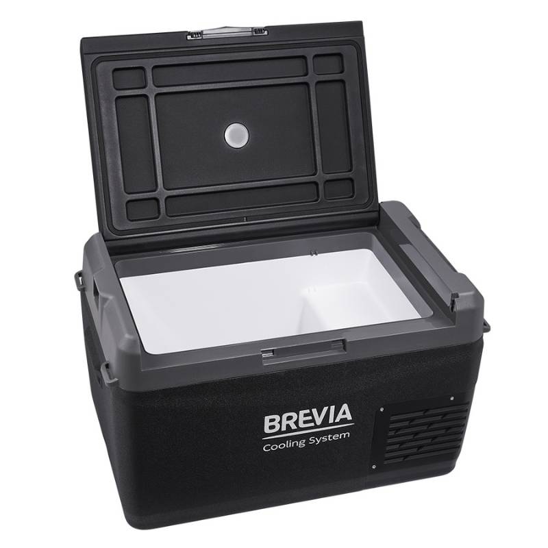 Портативный холодильник 29л BREVIA автохолодильник компрессорный 12/24В 220В (24270)