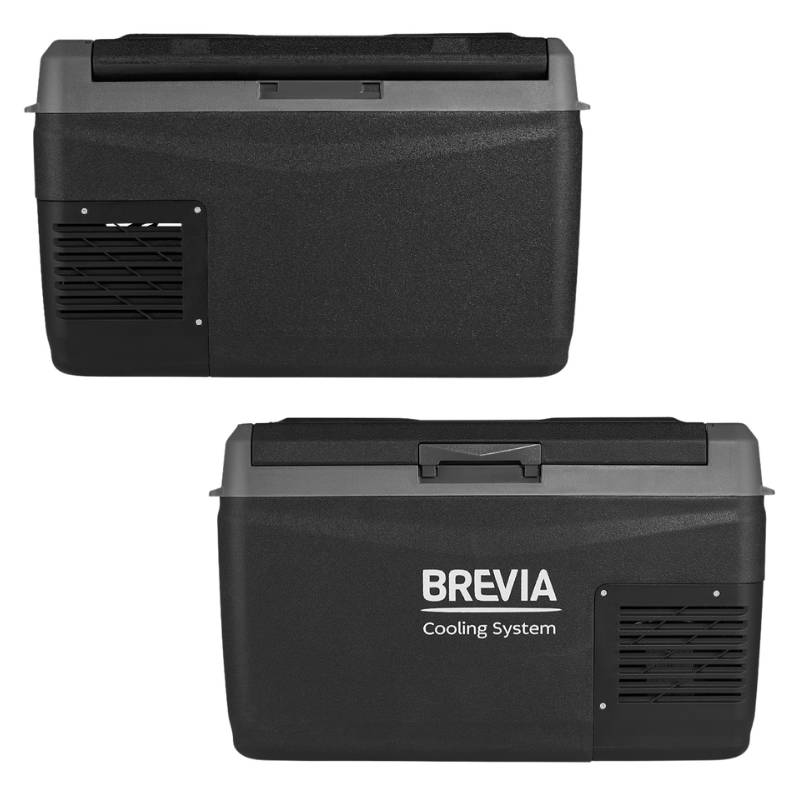 Портативный холодильник 29л BREVIA автохолодильник компрессорный 12/24В 220В (24270)