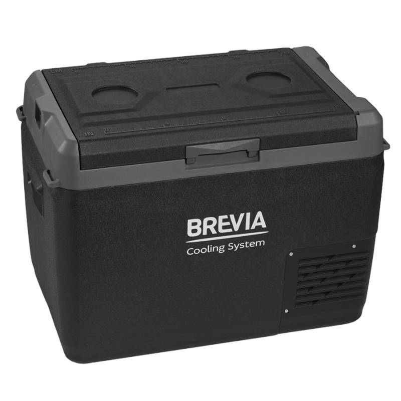 Портативный холодильник 37л BREVIA автохолодильник компрессорный 12/24В 220В (23350)