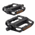 Педалі для велосипеда 108 x 100 x 24 мм GREY'S велопедалі із алюмінієвого сплаву Чорні 2 шт (GR14120)