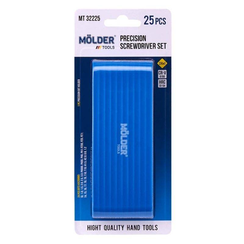 Отвертка с комплектом насадок для точных работ Molder 25в1 (MT32225)