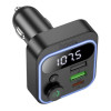 Адаптер автомобільний HOCO Tiger car BT FM transmitter E85 |2USB/1Type-C, 20W/3A, PD/QC|