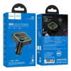 Адаптер автомобільний HOCO Tiger car BT FM transmitter E85 |2USB/1Type-C, 20W/3A, PD/QC|
