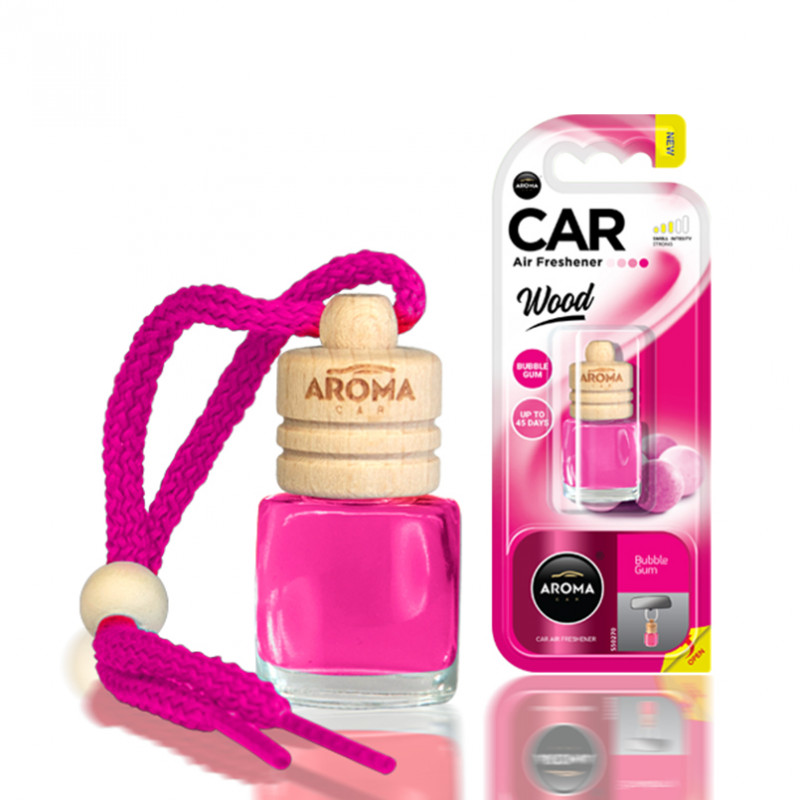Ароматизатор до машини 6 мл Aroma Car Wood - Bubble Gum (92715)