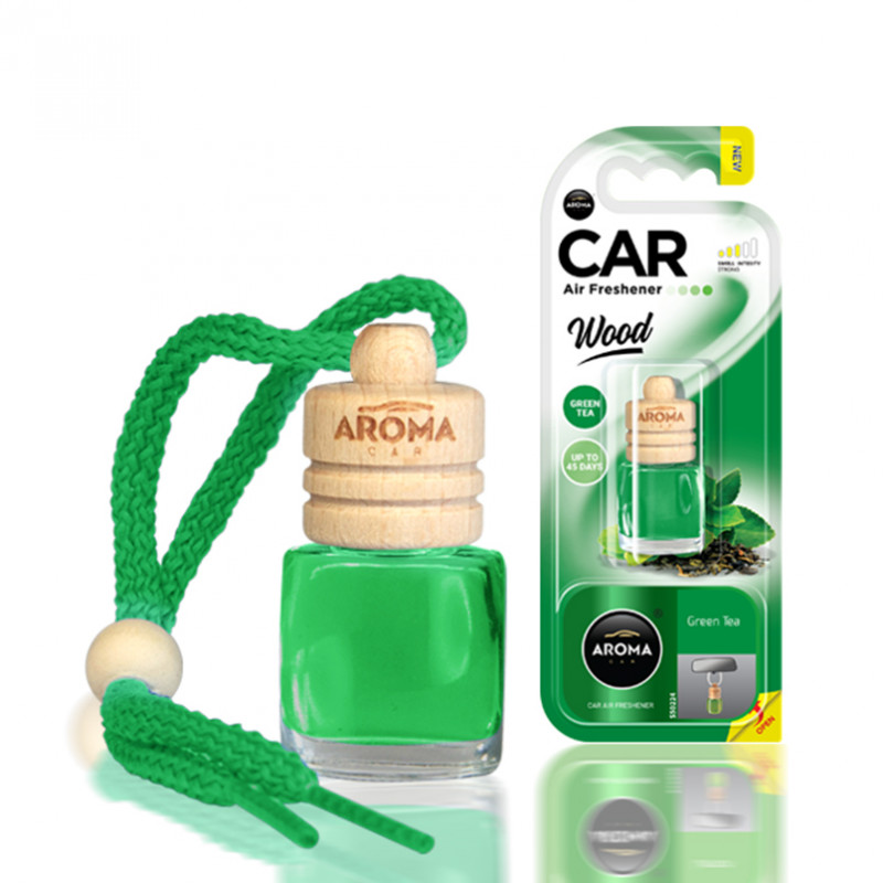 Ароматизатор до машини 6 мл Aroma Car Wood - Green Tea (63119)
