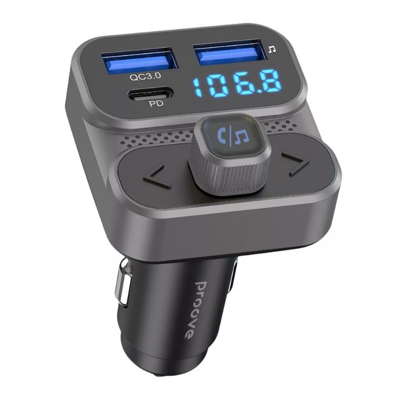 Автомобильное зарядное устройство 30W Proove Type-C+USB Сила тока PD+QC3.0 черный (50881)