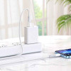 Кабель для зарядки та синхронізації Lightning 1м 2.4A Hoco X70 білий (X70-i/white)