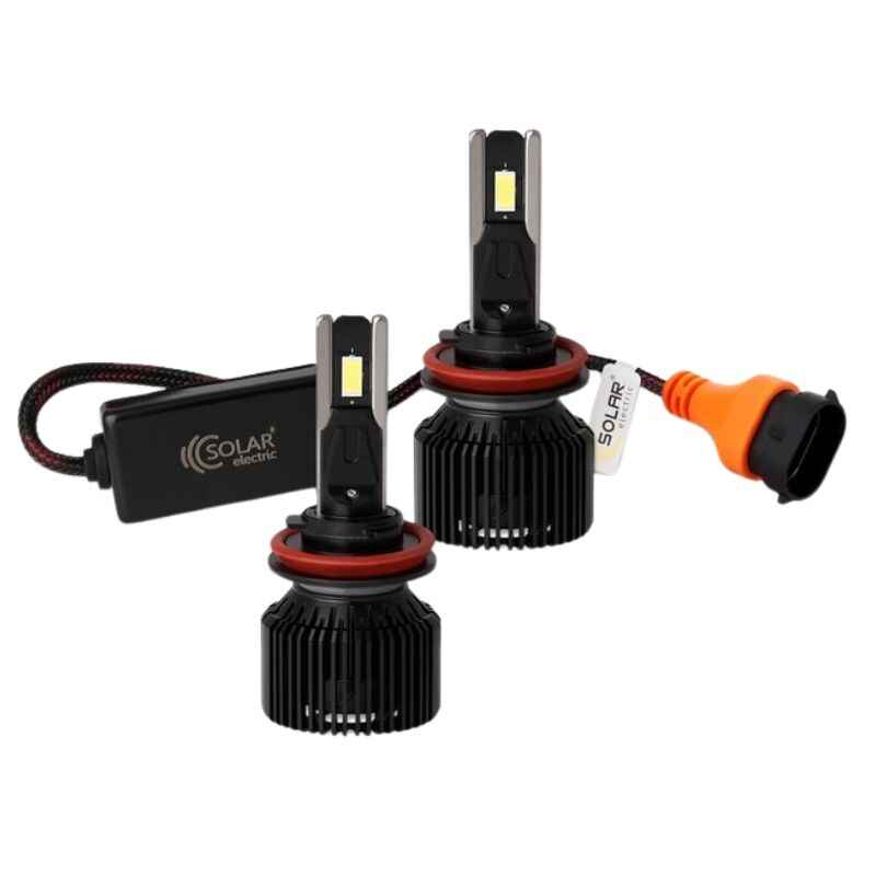 Светодиодные автолампы LED H8-H11-H16 Solar 12/24V 130W 11000Lm 6500K CSP3570 2шт (8711S2)