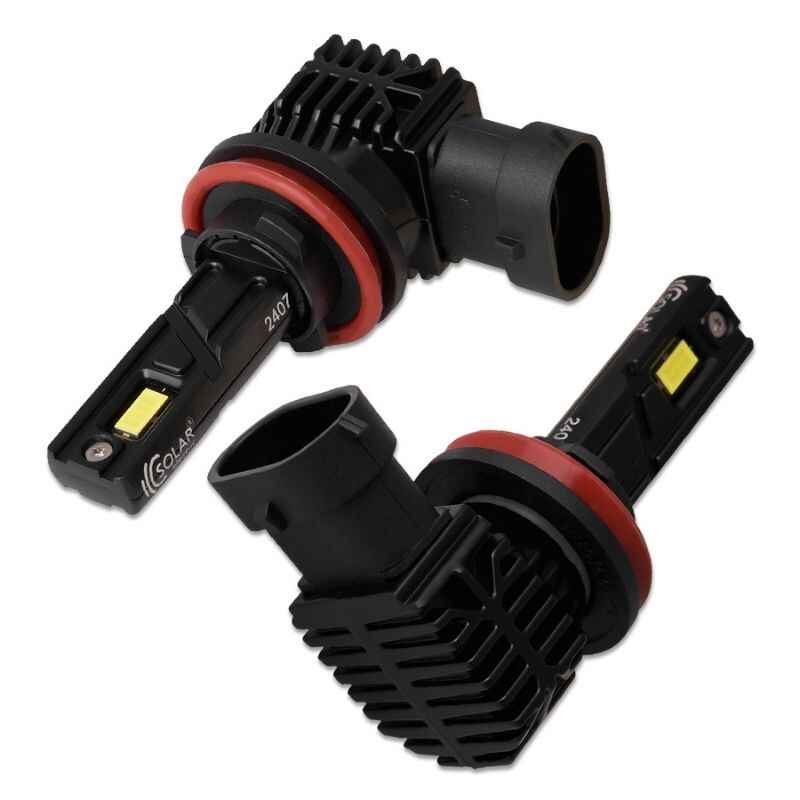 Світлодіодні автолампи LED H8-H11-H16 Solar 12/24V 30W 3000Lm 6500K CSP3570 2шт (8411S2)