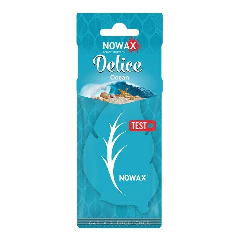 Ароматизатор повітря целюлозний Nowax серія Delice - “Ocean”  (50шт/уп) (NX07803)