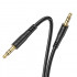 Кабель HOCO Smooth AUX audio cable UPA24 |1m| (black)