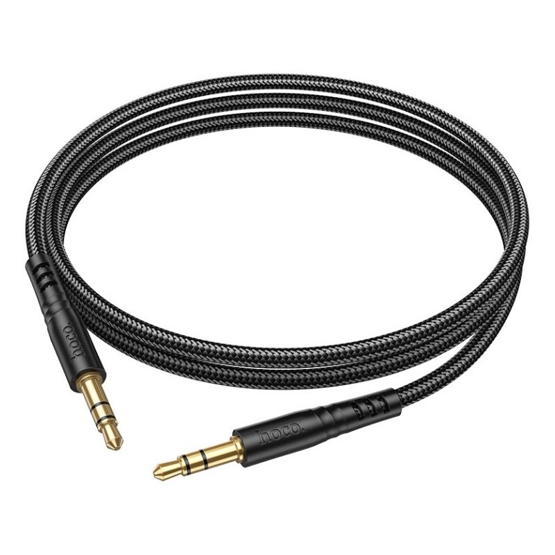 Кабель HOCO Smooth AUX audio cable UPA24 |1m| (black)