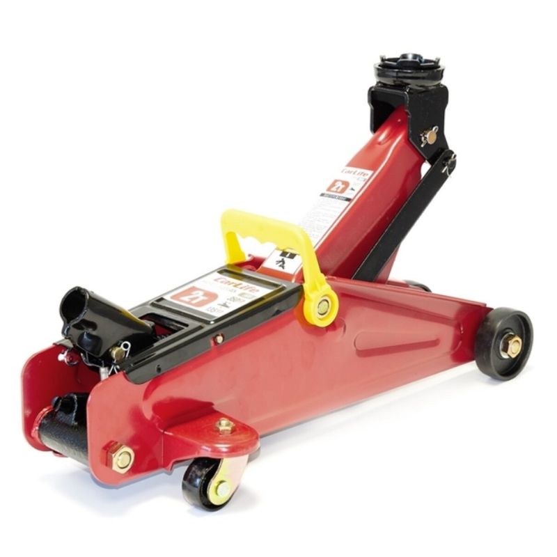 Домкрат гідравлічний підкатний 2т Carlife 135-350мм в пластиковій упаковці (FJ610P)