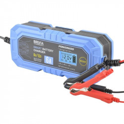 Зарядний пристрій Brevia Power 6А заряджання для акумуляторів батарей 4-150 Aг (20600EP)