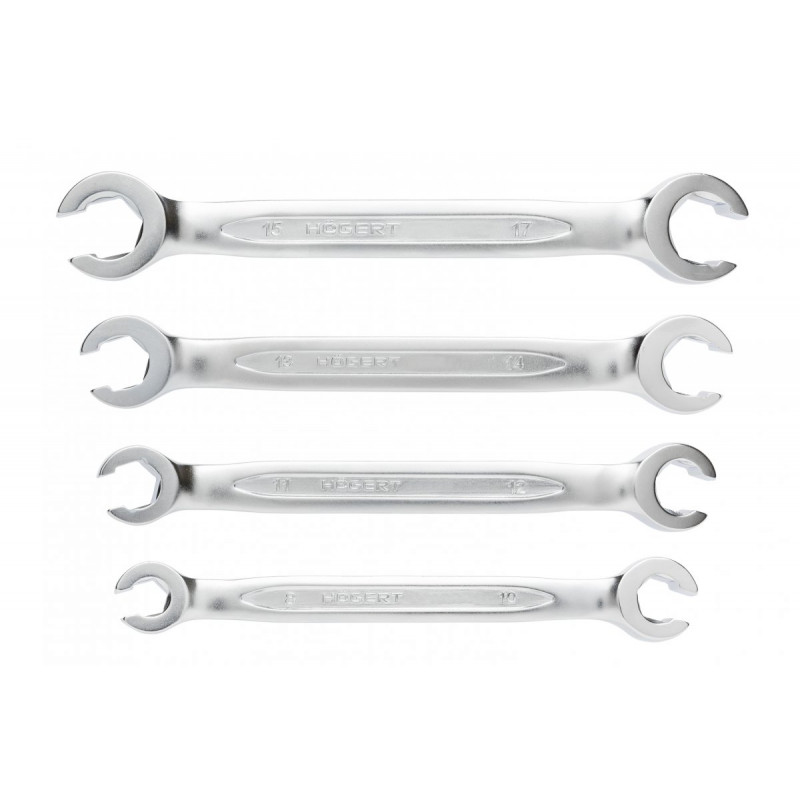Набір розрізних ключів 8-17 мм сталь crv 6140 4 шт Hogert (HT1W730)