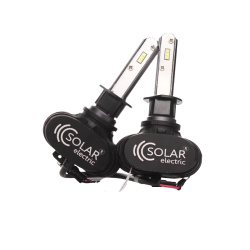 Світлодіодні лампи H1 для авто SOLAR CANBUS Led автолампи 12-24V 6000Lm 6500K 40W Cree Chip 1860 (8601)