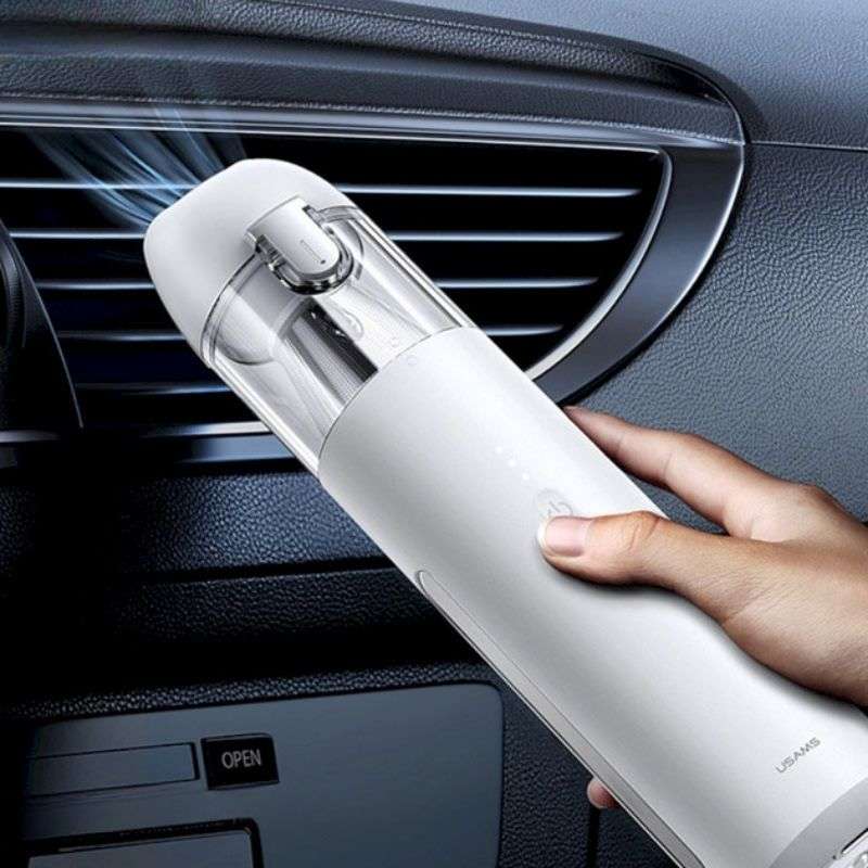 Автопылесос ручной аккумуляторный 7800 mAh USAMS Geoz 65 5V для сухой уборки салона (MNXCQZB23402)