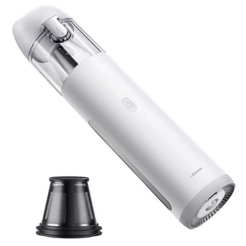 Автопылесос ручной аккумуляторный 7800 mAh USAMS Geoz 65 5V для сухой уборки салона (MNXCQZB23402)