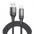 Кабель BREVIA USB to Type-C 1m, black, box (250шт.) (56100BUCC1)
