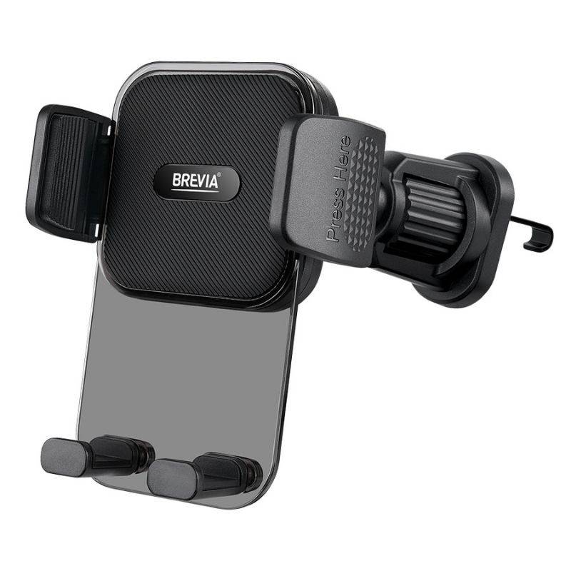 Тримач телефона BREVIA AirVent Pro СrystalHold для дефлектра, для 4.7-6.8", ширина до 90мм (100шт.)