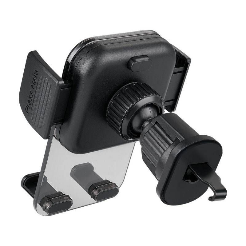 Тримач телефона BREVIA AirVent Pro СrystalHold для дефлектра, для 4.7-6.8", ширина до 90мм (100шт.)
