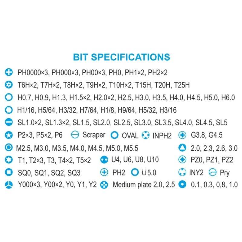 Отвертка с комплектом насадок для точных работ Brevia 126в1 (55126MRC)