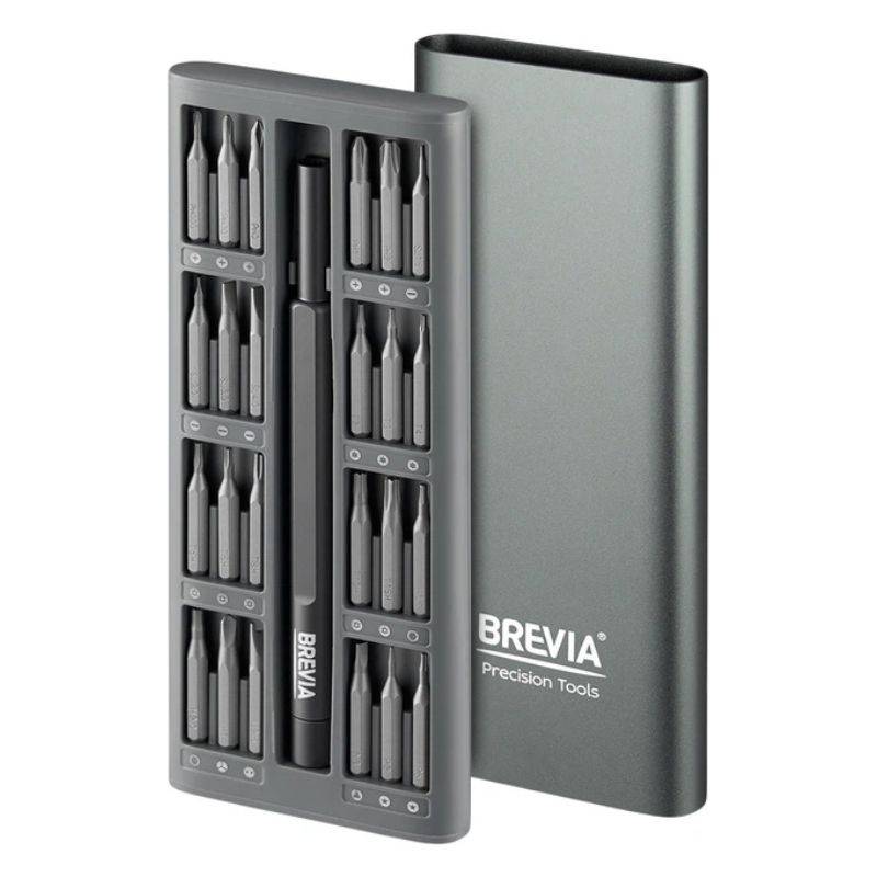 Отвертка с комплектом насадок для точных работ Brevia 24в1 (55024MMC)