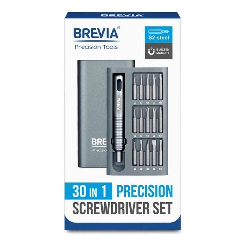 Отвертка с комплектом насадок для точных работ Brevia 31в1 (55031MMC)