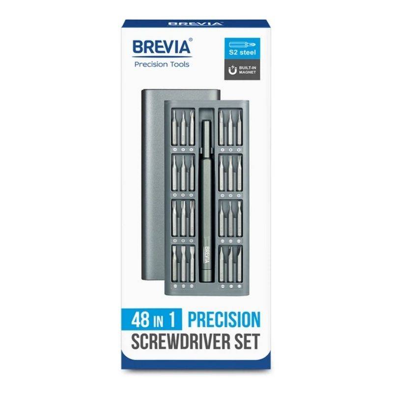 Отвертка с комплектом насадок для точных работ Brevia 48в1 (55048MMC)