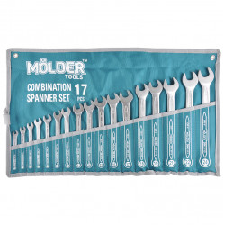 Набір ключів комбінованих 17шт (6-24мм) Molder (MT58117)