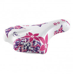 Сідло велосипедне Selle Monte Grappa Junior OK-GO біло-рожеве 220x145mm (SMG-19967)