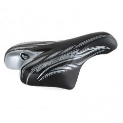 Сідло велосипедне Selle Monte Grappa Junior OK-GO чорно-сіре 220x145mm (SMG-09968)