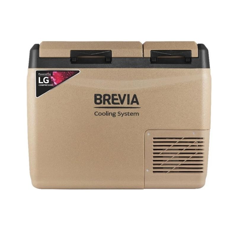 Портативный холодильник 39л BREVIA автохолодильник компрессор LG 12/24В 220В (23405)