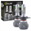 LED автолампа SOLAR H4 12/24V 6500K 6000Lm 50W Cree Chip (8604)