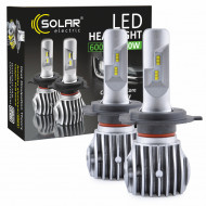 LED автолампа SOLAR H4 12/24V 6500K 6000Lm 50W Cree Chip (8604)