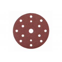 Шліфувальне коло на липучці з отворами 5 штук 150мм G40 Hogert (HT8D130)