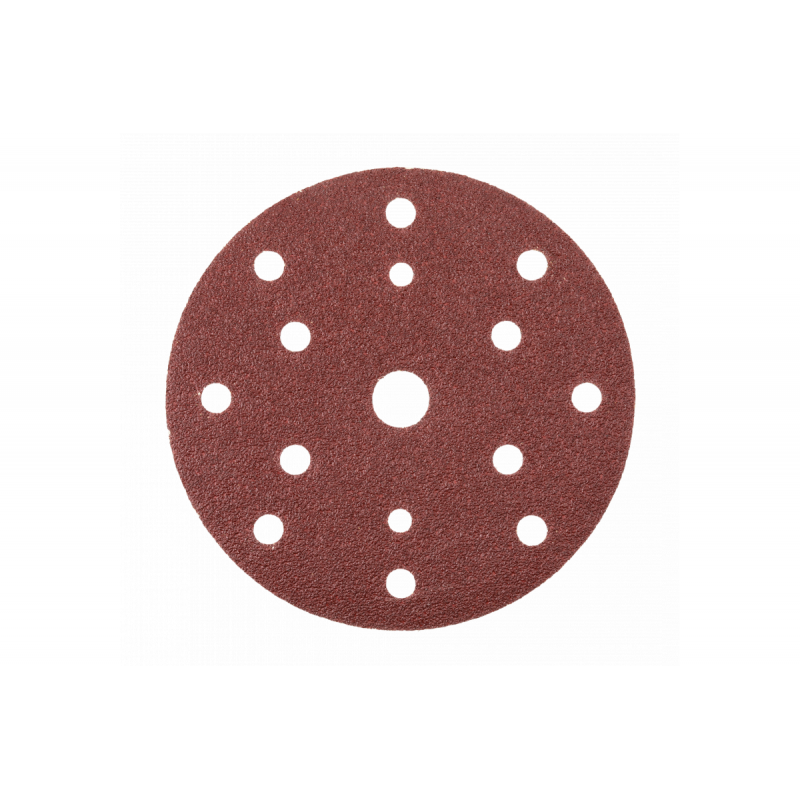Шліфувальне коло на липучці з отворами 5 штук 150мм G40 Hogert (HT8D130)