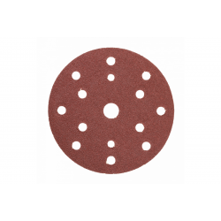 Шліфувальне коло на липучці з отворами 5 штук 150мм G60 Hogert (HT8D131)