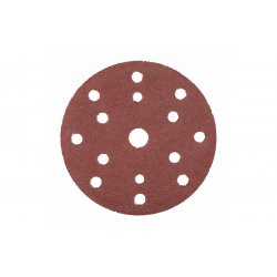 Шліфувальне коло на липучці з отворами 5 штук 150мм G80 Hogert (HT8D132)
